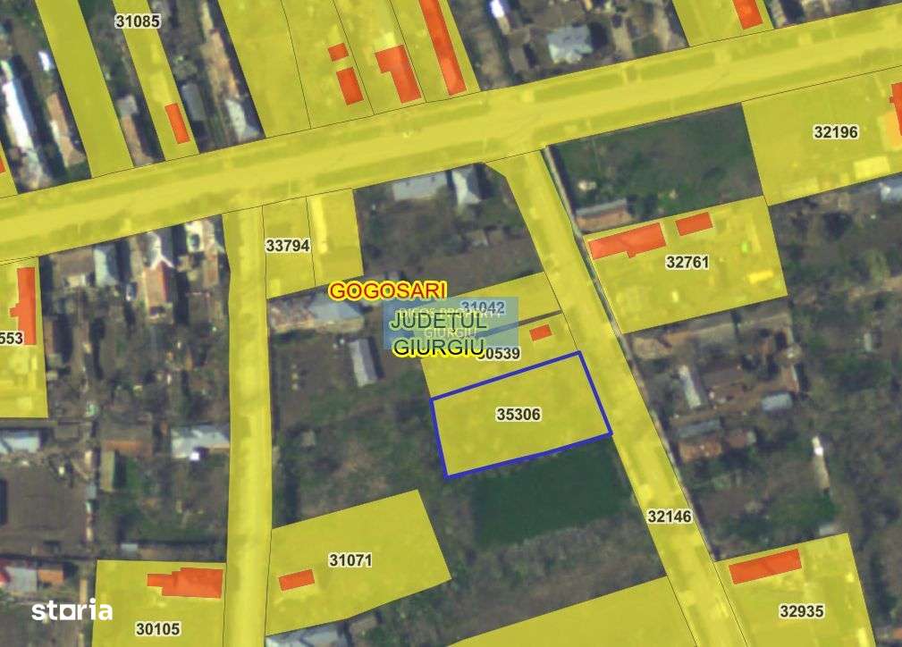 Teren intravilan 1.200 mp – Gogoșari, Giurgiu - Imagine principală: 2/4