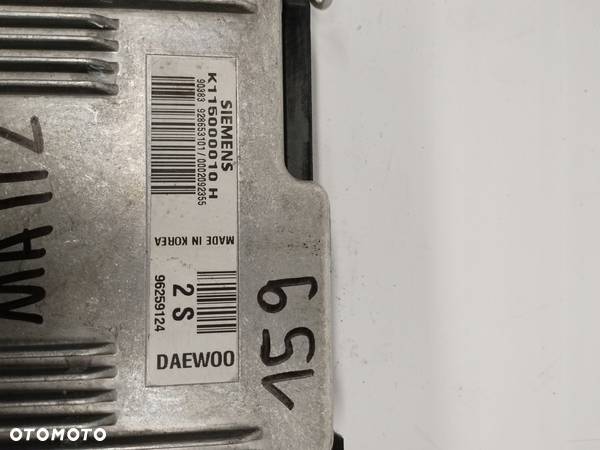 Komputer sterownik silnika Daewoo Matiz 96259124 - 3