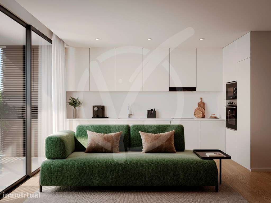 Apartamento T1 NOVO em Paranhos - PORTO-3