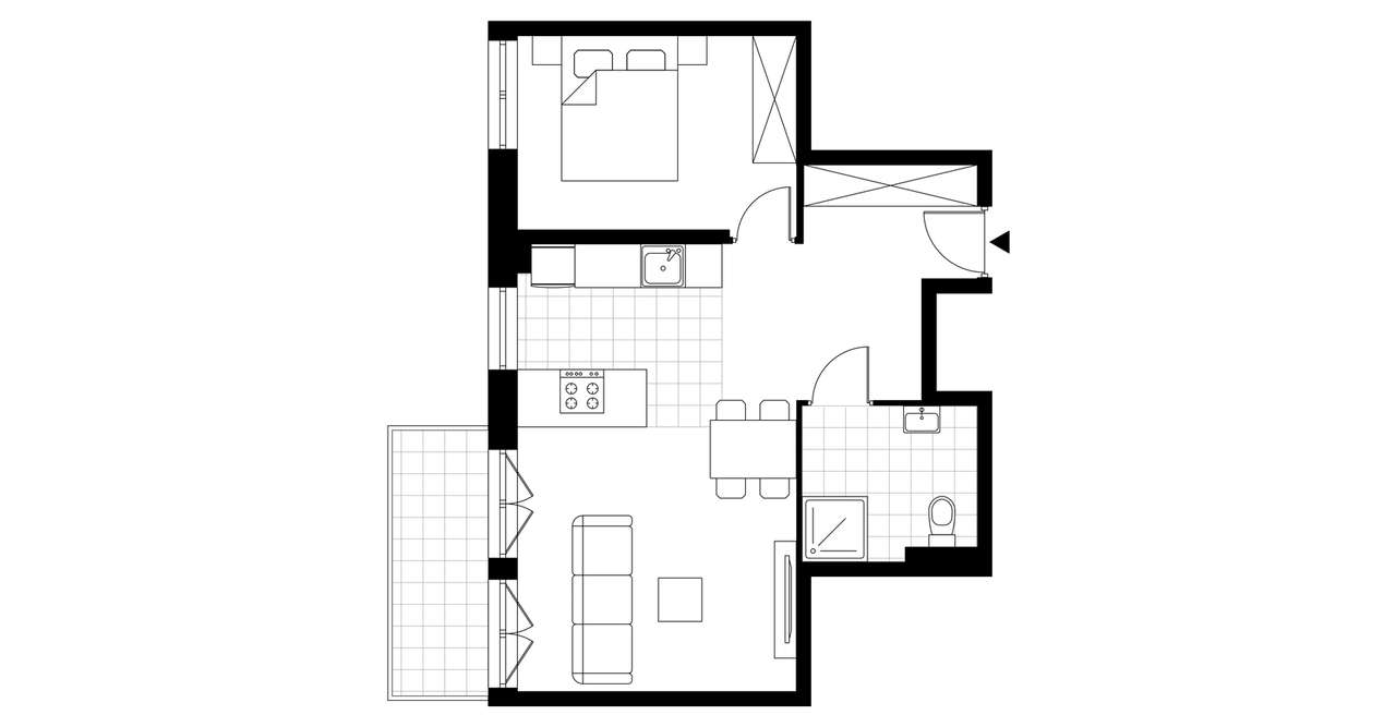 Osiedle Sosnowa | mieszkanie 2-pok. | C1_7 - Pełny obrazek: 4/9