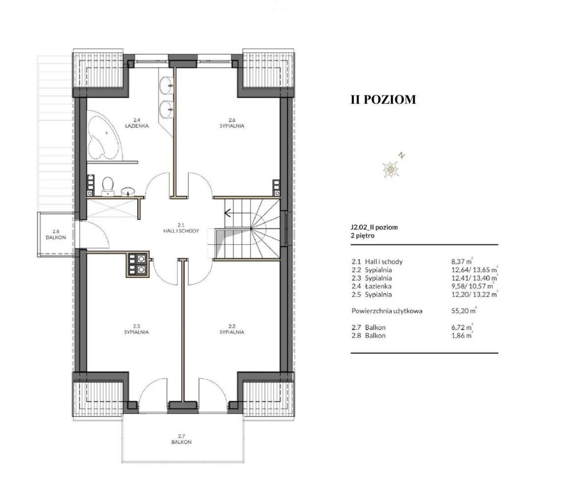 Apartament dwupoziomowy z miejscem postojowym!-5