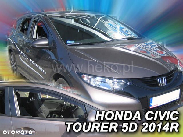 Owiewki szyb HONDA CIVIC IX 5D 2012-2016 HATCHBACK - 4