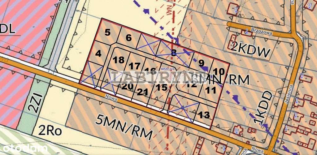 Rzerzęczyce, 541m2 budowlana, objęta mpzp, bez pcc-4