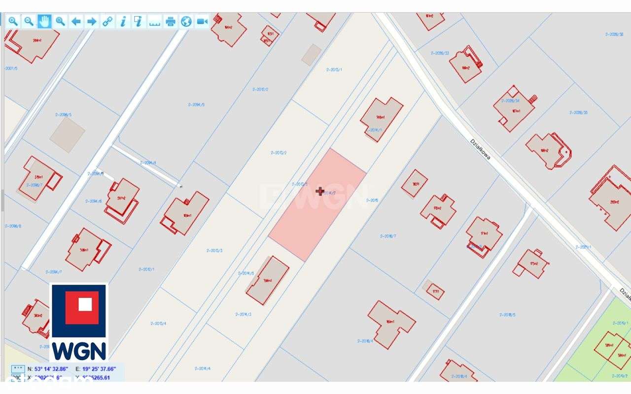 Działka, 975 m², Brodnica-2