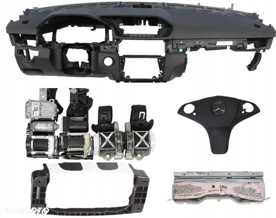 DESKA KONSOLA AIRBAG PASY MERCEDES E W212 - 3