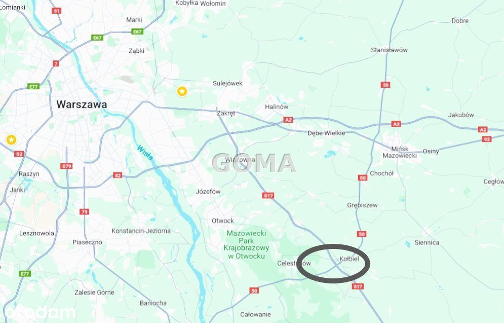 Działka przemysłowa 30 km od Warszawy Gm, Kołbiel