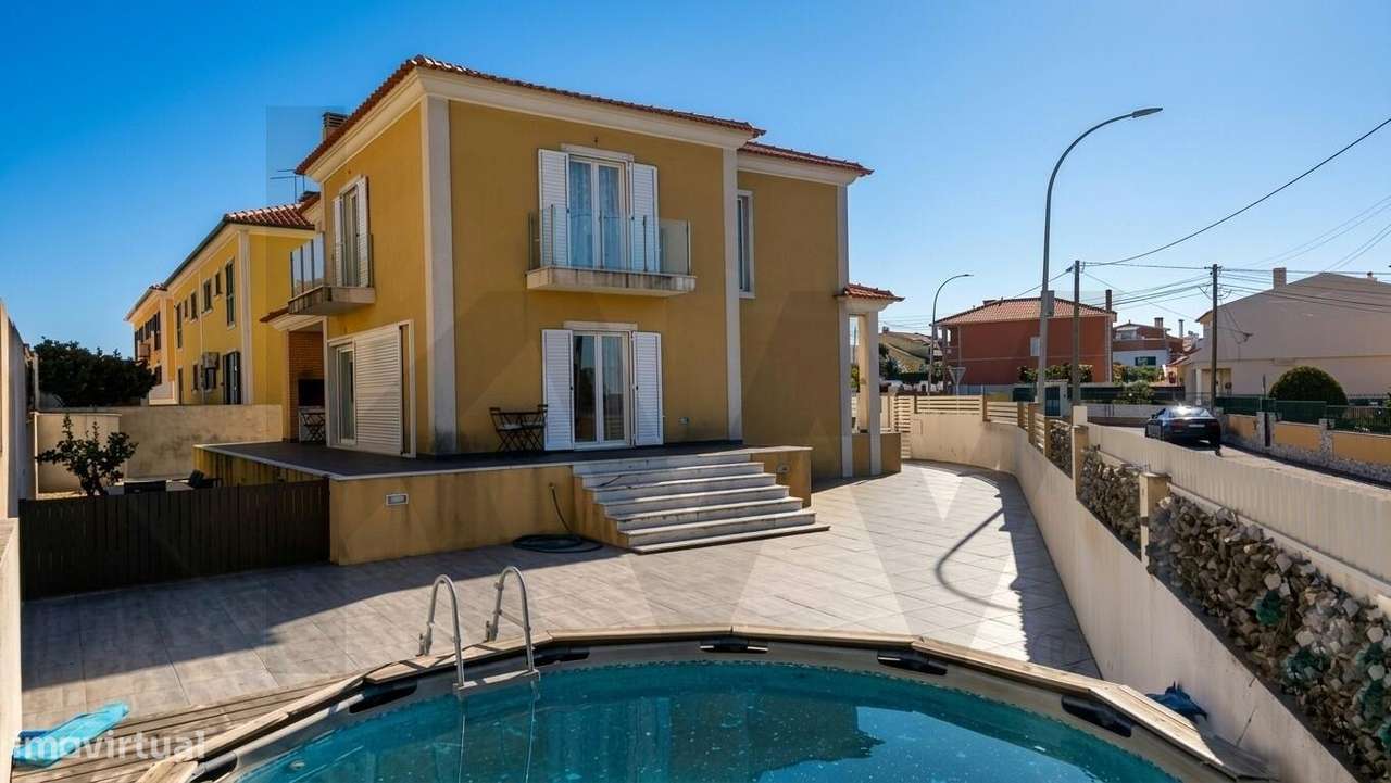 Moradia Isolada T4 Moderna no Algueirão: 311m2, Sala de Cinema, Garage-54