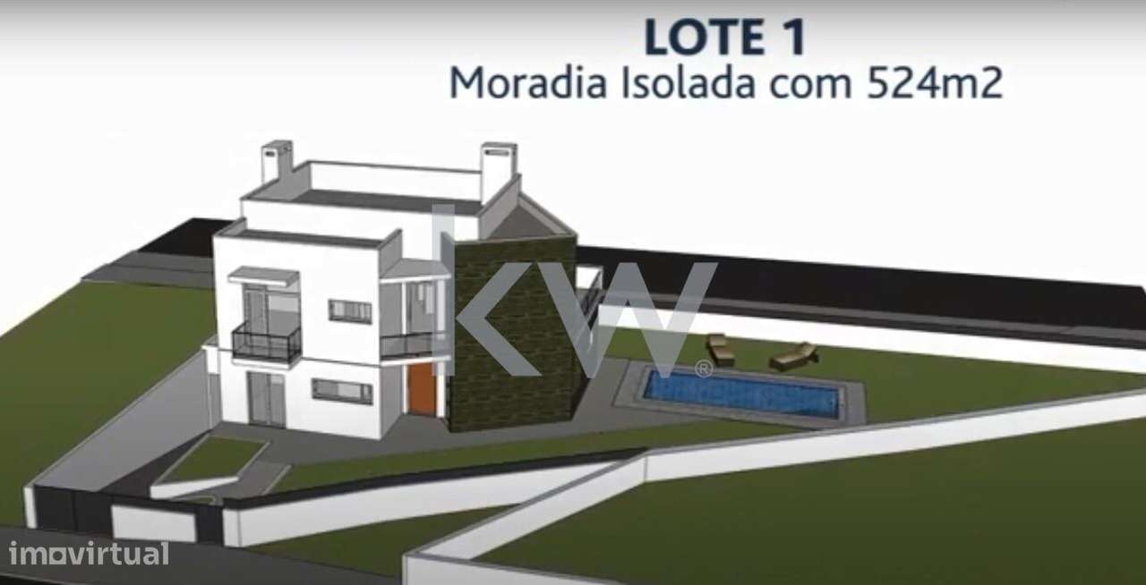 Terreno com 524m2 para construir moradia isolada de 3 pisos em Albarra - Grande imagem: 4/4