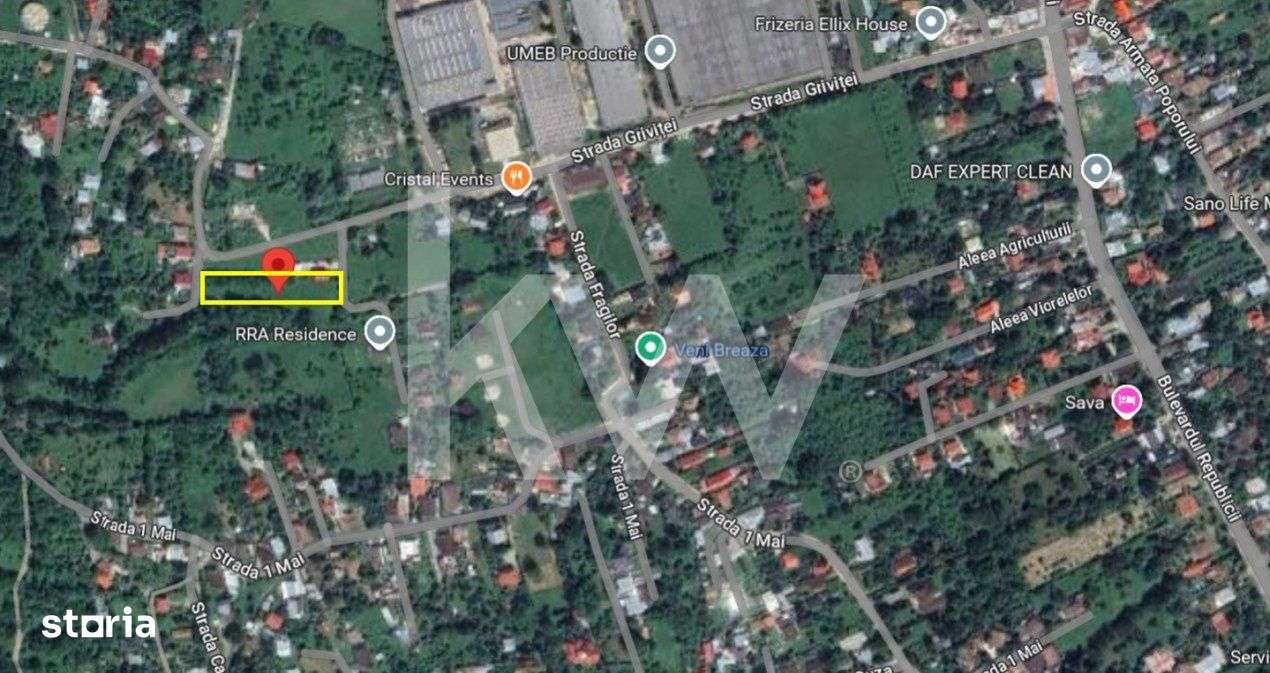 Teren central intravilan Breaza, Prahova 3660 mp - parcelabil - Comisi - Imagine principală: 3/13