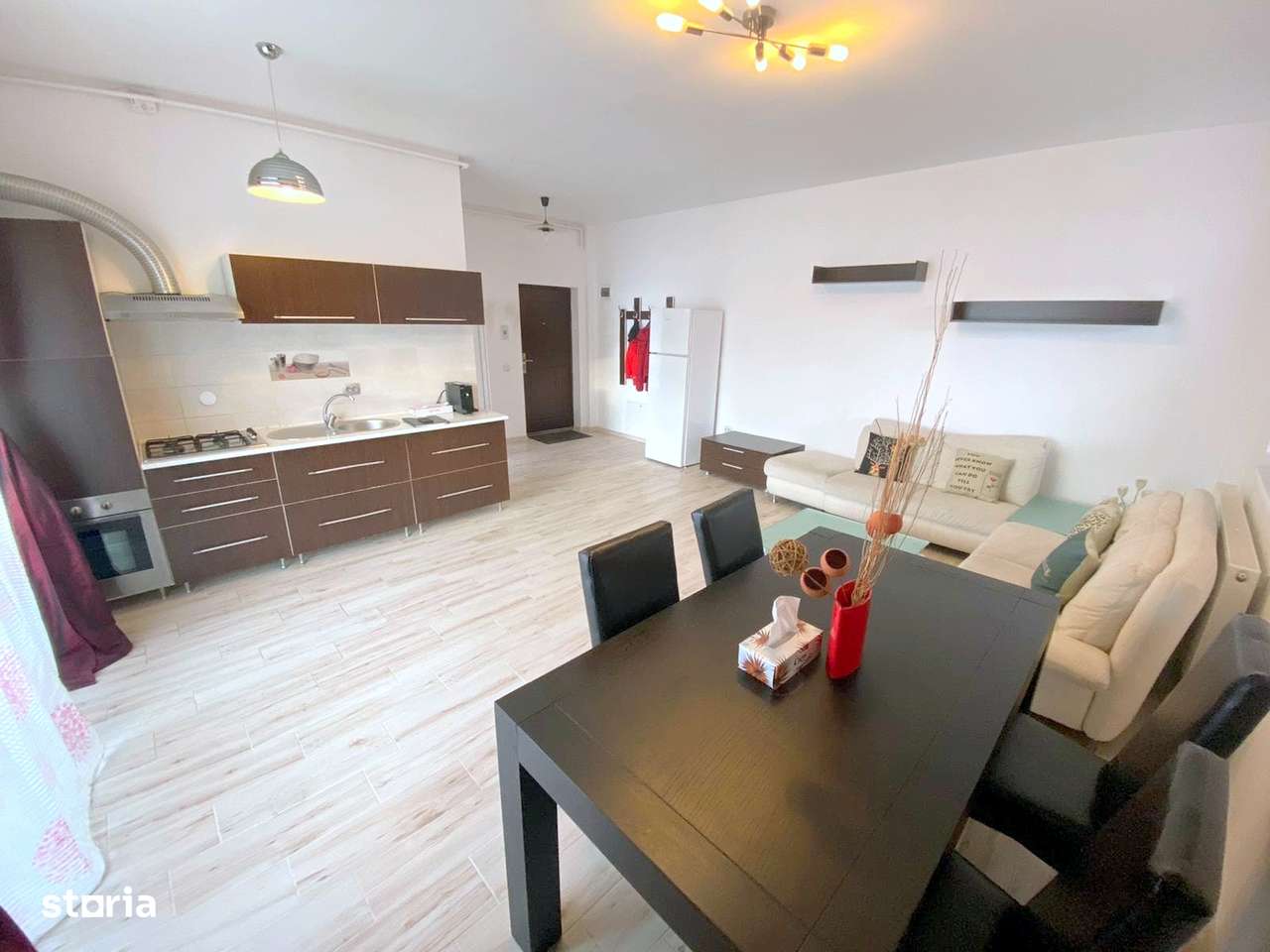 2 camere, bloc nou, mobilat modern, parcare, in Buna Ziua, zona LIDL - Imagine principală: 3/8