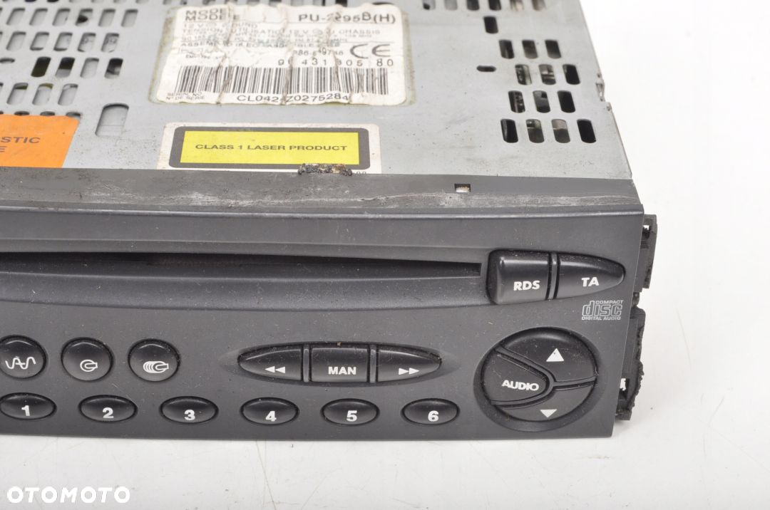 PEUGEOT 307 RADIO CD 9643180580 - 4