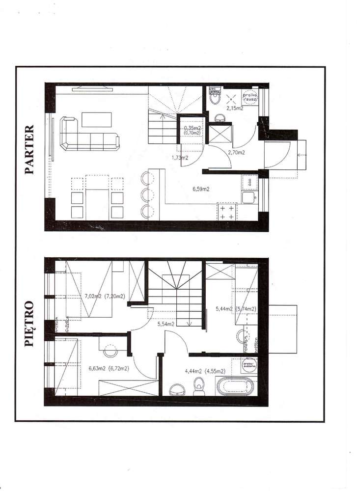 Dom jednorodzinny dwulokalowy 4pok ogr. 40m2-5
