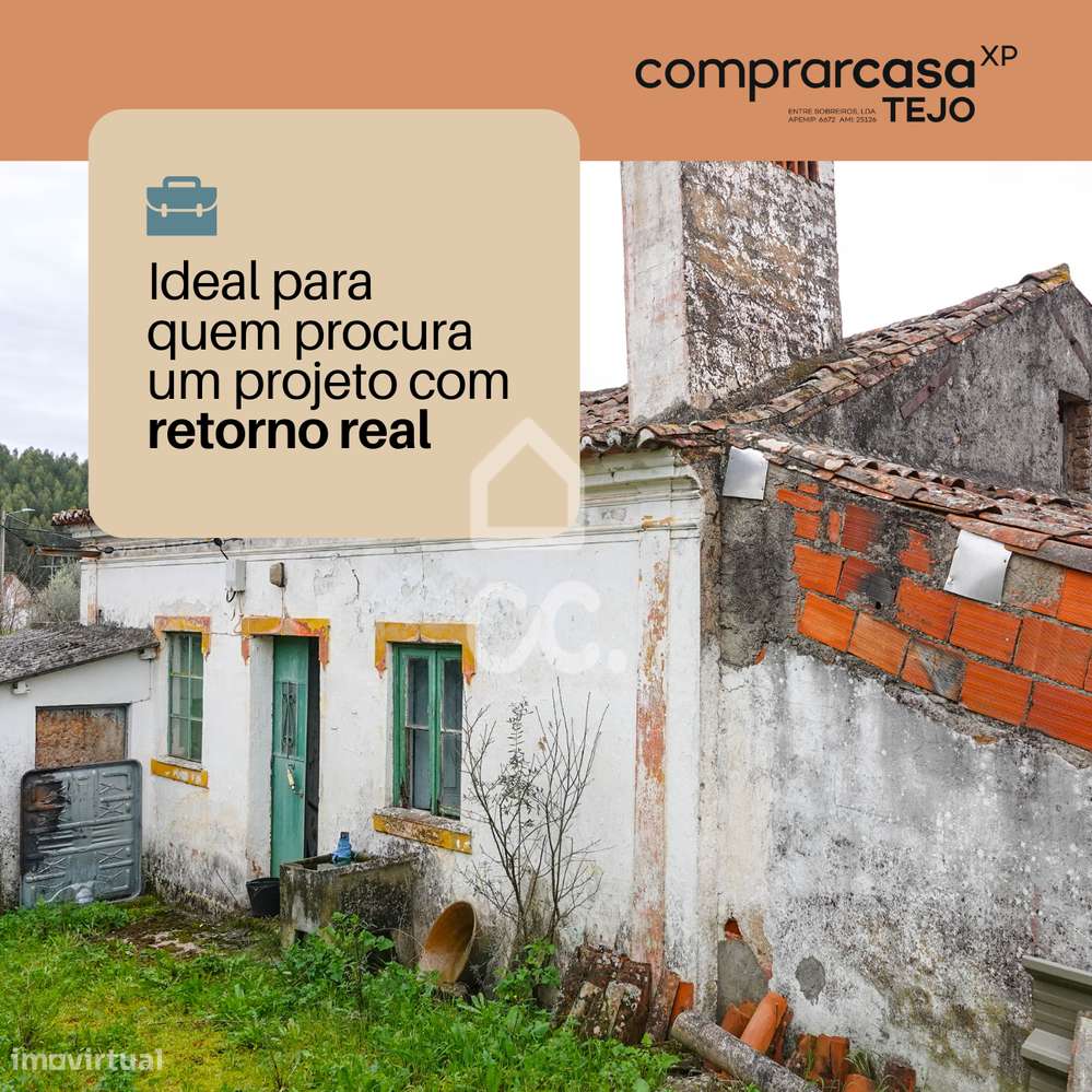 Morada para recuperar, inserida em Terreno com 1760m², Torre Cimeira, - Grande imagem: 3/7