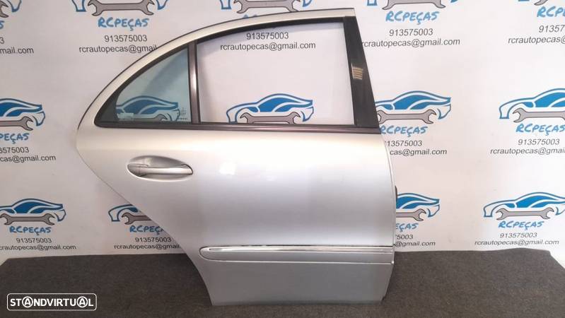 PORTA TRASEIRA TRÁS DIREITA MERCEDES BENZ CLASS E W211 SEDAN CARRO ELEVADOR MOTOR PUXADOR VIDRO - 1