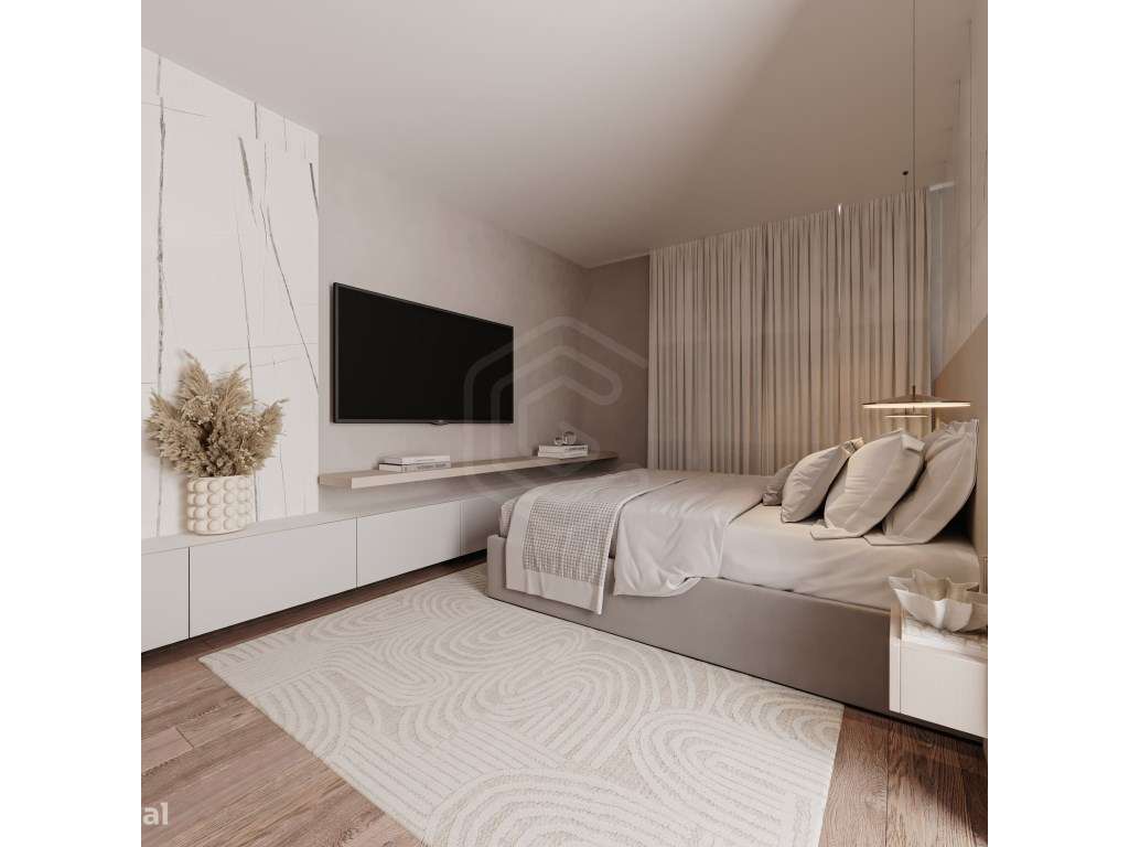 Apartamento T2 com amplo Terraço de 88m2,e garagem para dois carros - Grande imagem: 2/20