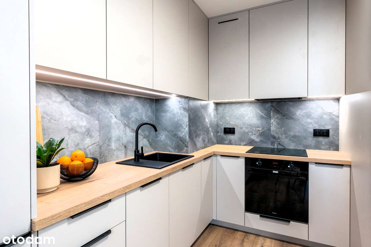 Nowoczesne 2-pokojowe mieszkanie z balkonem + piwnica + klimatyzacja-14