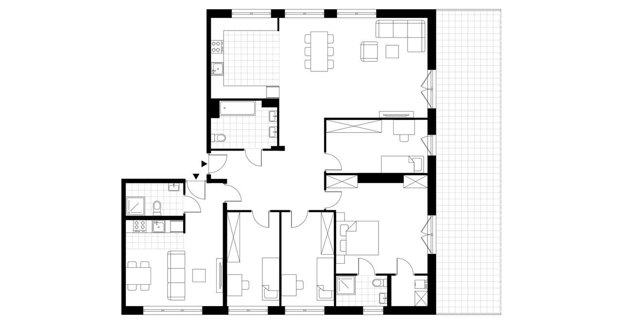 6-pokojowe mieszkanie 142m2 + balkon Bez Prowizji - Pełny obrazek: 4/9