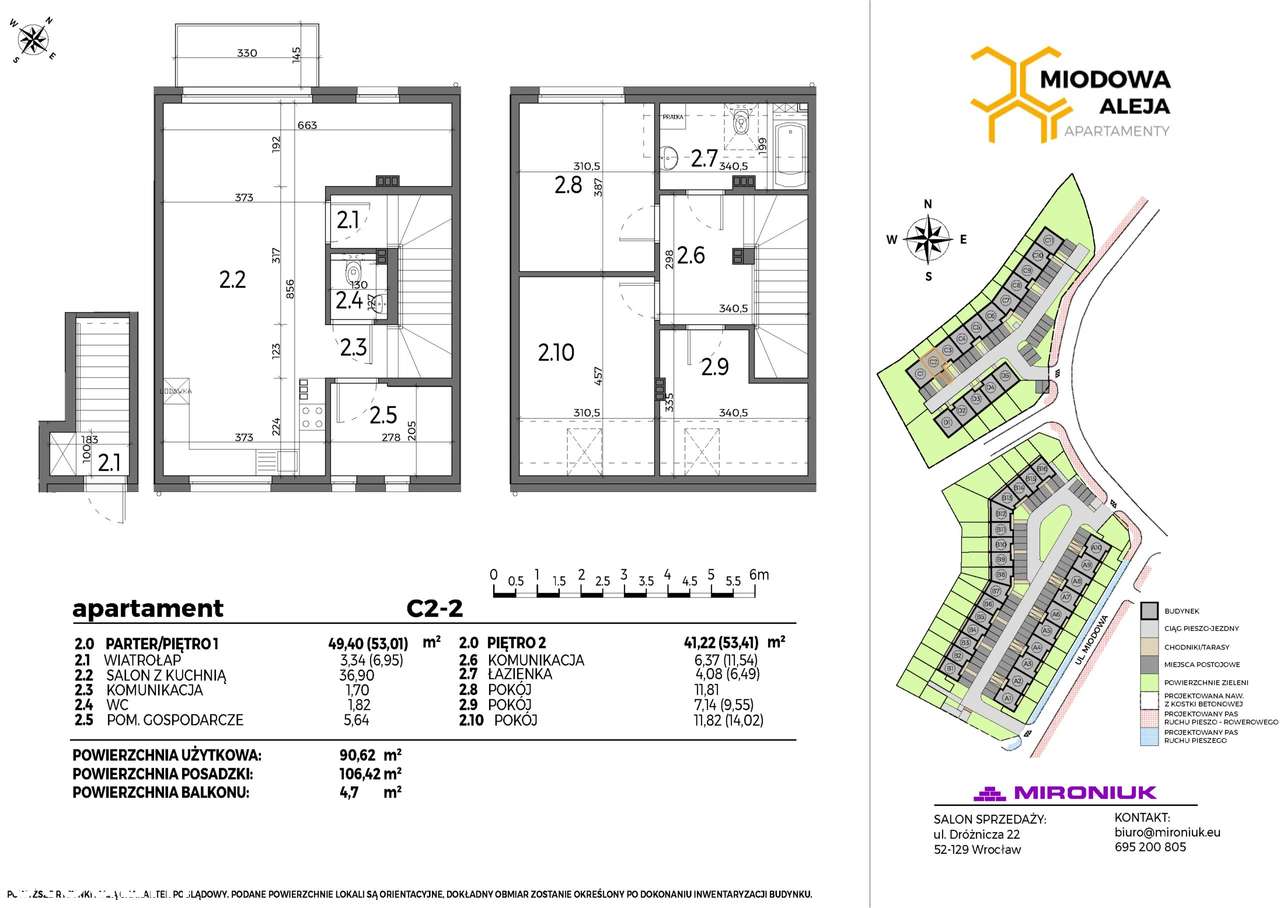 Elegancki szereg 85m2/ Bez prowizji / Inwestycja ukończona - Pełny obrazek: 5/5