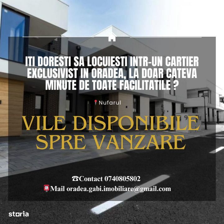 VILA de vanzare, cartierul Nufarul Oradea!