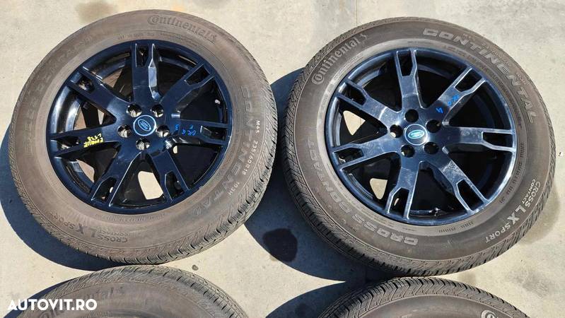 Set jante aliaj r18 land rover range rover evoque cu anvelope all season continental cross contact 235/60/r18 - 7