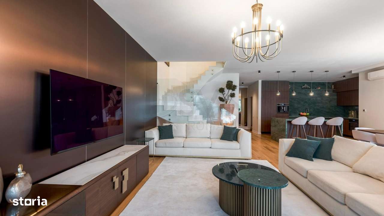 Vila design unic in complexul Zenville Pipera I 5 camere-2