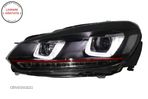 Ansamblu Bara Fata VW Golf VI 6 (2008-2013) cu Faruri LED Golf 7 U Design Semnal D- livrare gratuita - 11