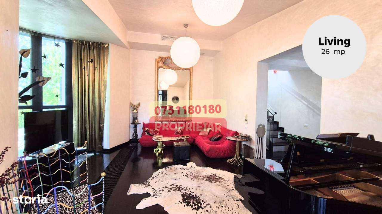 Vilă de arhitect cu piscină – Buc. Noi, sector 1, teren 800 mp, metrou - Imagine principală: 4/20