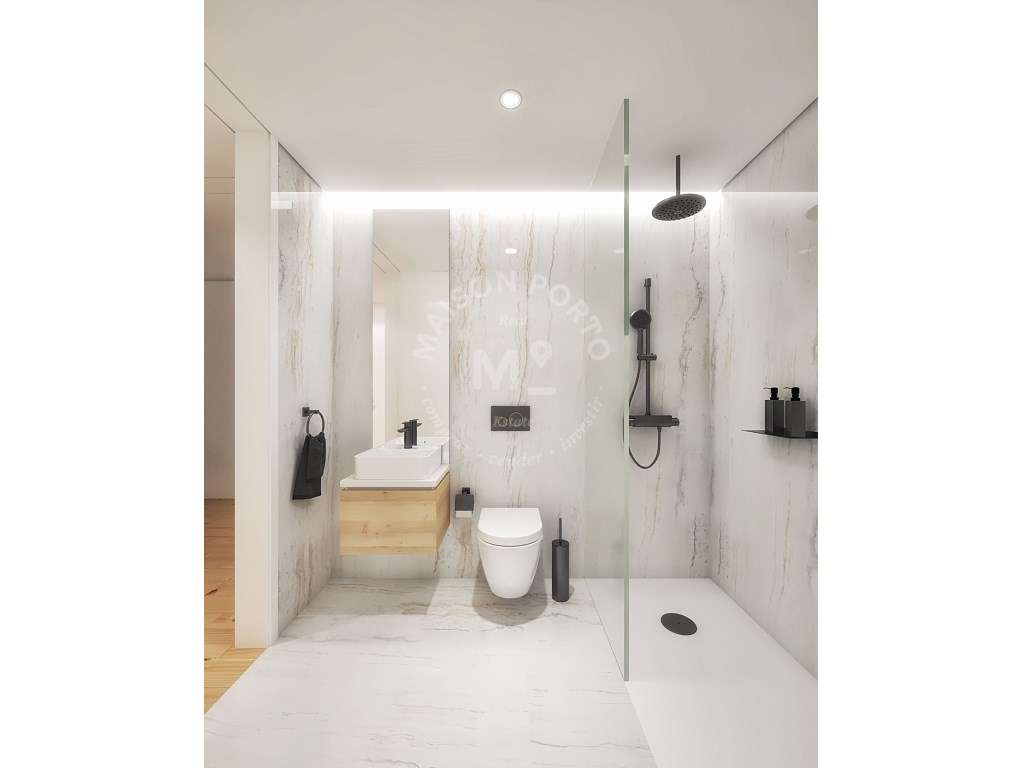 Apartamento T2 com Varanda e Lugar de Garagem em Leça da Palmeira, ...-9