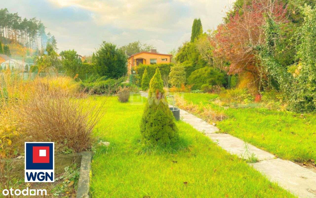 Działka rekreacyjna z murowanym domkiem ? Wejherow - Pełny obrazek: 1/5