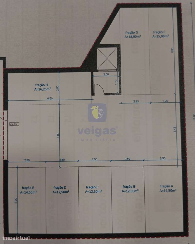 Apartamento T2, Novo, ao nível do 1º andar - Grande imagem: 2/5