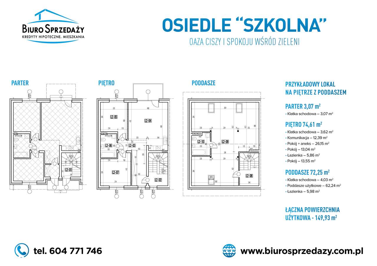 DWA POZIOMY Z MOŻLIWOŚCIĄ PODZIAŁU+2MP-BLISKO SZKOŁY - Pełny obrazek: 2/9