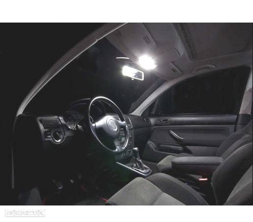 KIT COMPLETO 15 LAMPADAS LED INTERIOR PARA VOLKSWAGEN VW GOLF 4 MK4 JETTA IV GTI 99-05 - 2