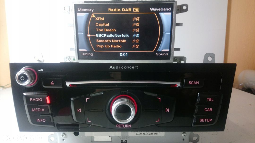 S5 A5 A4 B8 Q5 LIFT RADIO AUDI CONCERT DAB R - 2