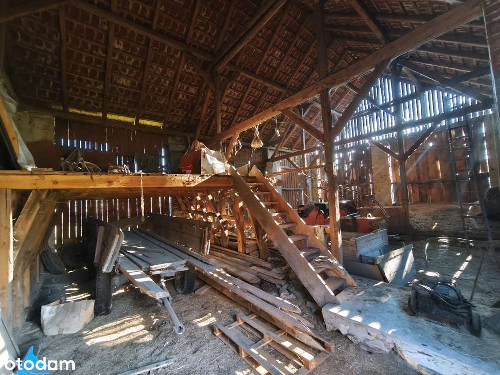 Lubliniec Gwoździany. Dom ze stodołą na dużej działce 7090 m2-10