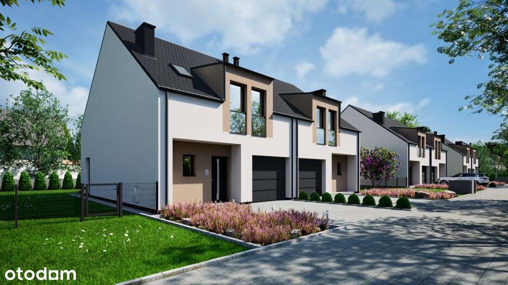 Nowoczesne Bliźniaki ul. Budowlana, Jędrzychów-1