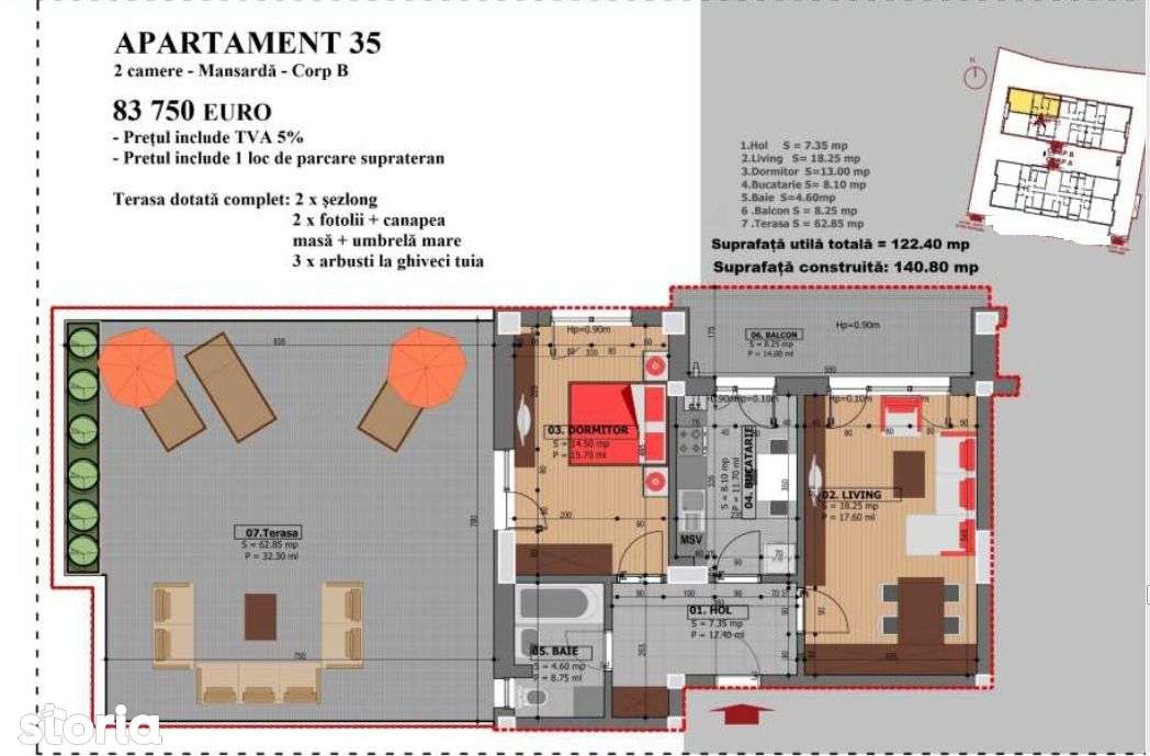 2 Camere Apartament De Vanzare Bucuresti Judet Berceni 5240624 Www Storia Ro