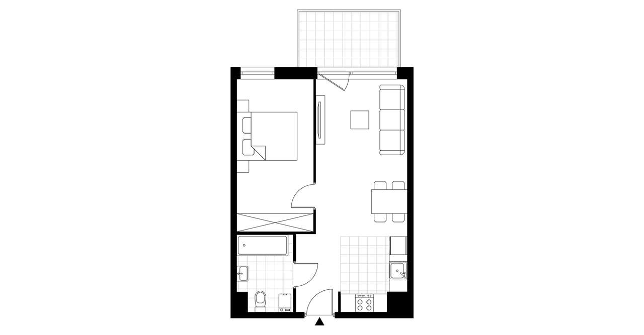 Jaroty Południe | mieszkanie 2-pok. | A-23 - Pełny obrazek: 4/9