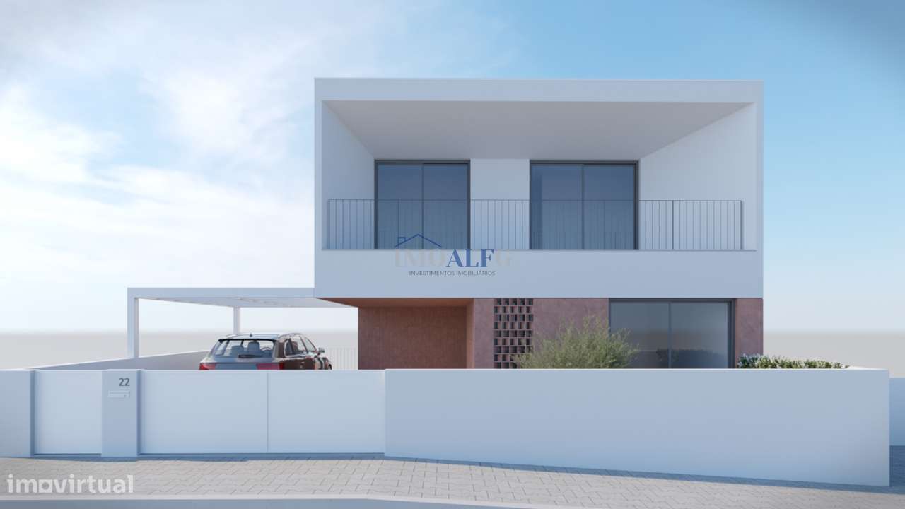 Moradia Nova T5 com piscina e  vista Rio Tejo em Fonte Santa, Vialonga - Grande imagem: 5/17