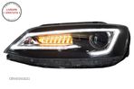 Faruri LED DRL VW Jetta Mk6 VI Non GLI (2011-2017) Semnal Dinamic Secvential Demon- livrare gratuita - 11