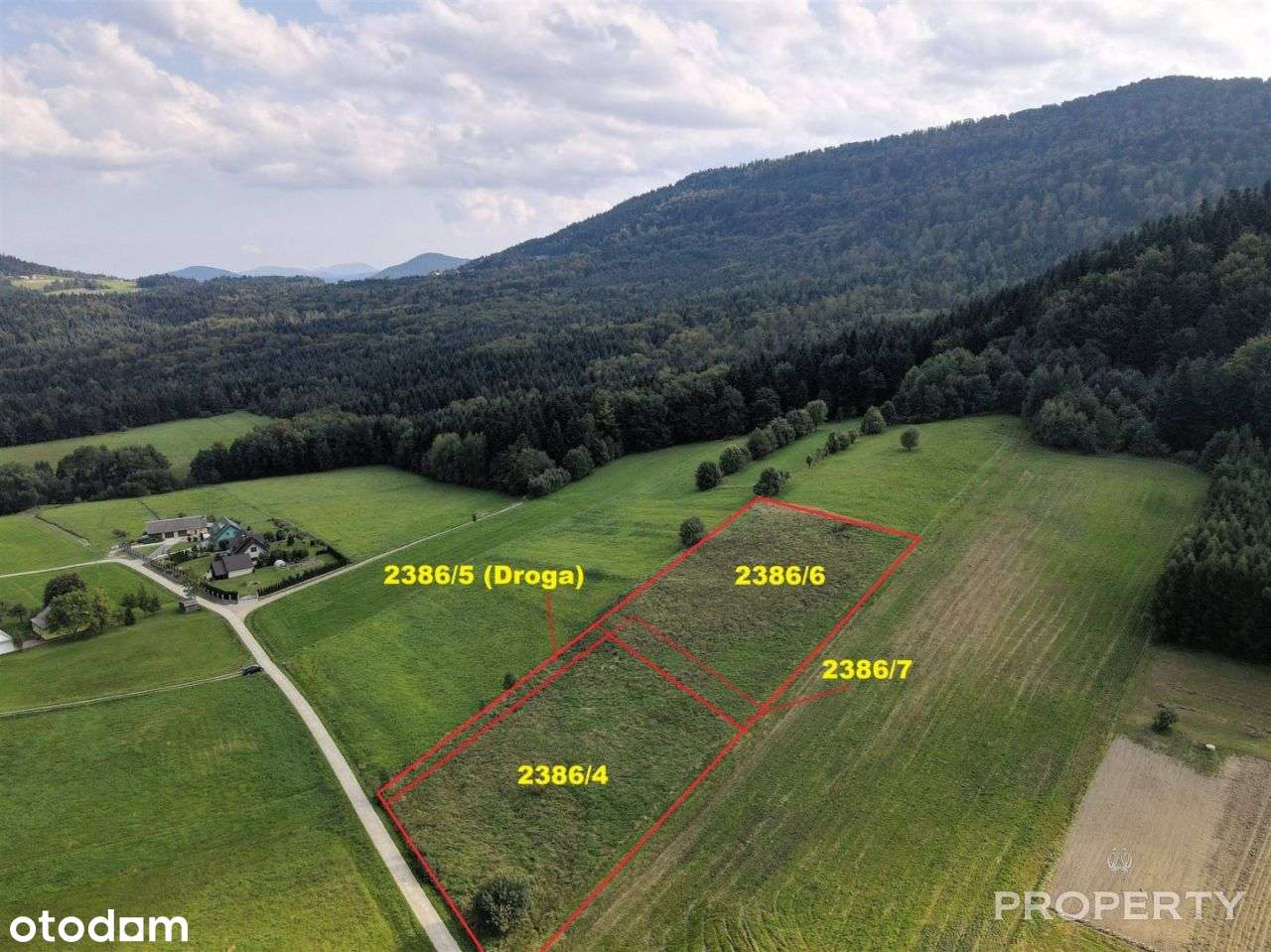 Grybów Ptaszkowa działki widokowe 6041 m2 - Pełny obrazek: 5/10