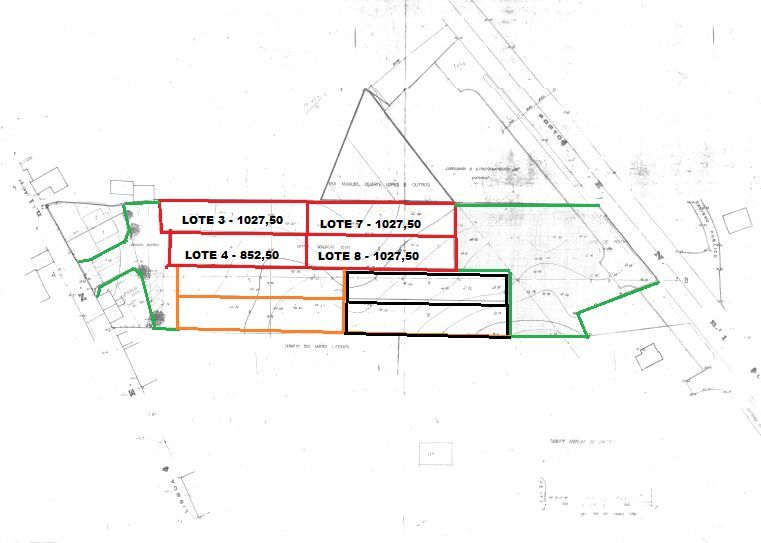 Terrenos para armazém com implantação total de 4035m2, 2 frentes, 2 ru