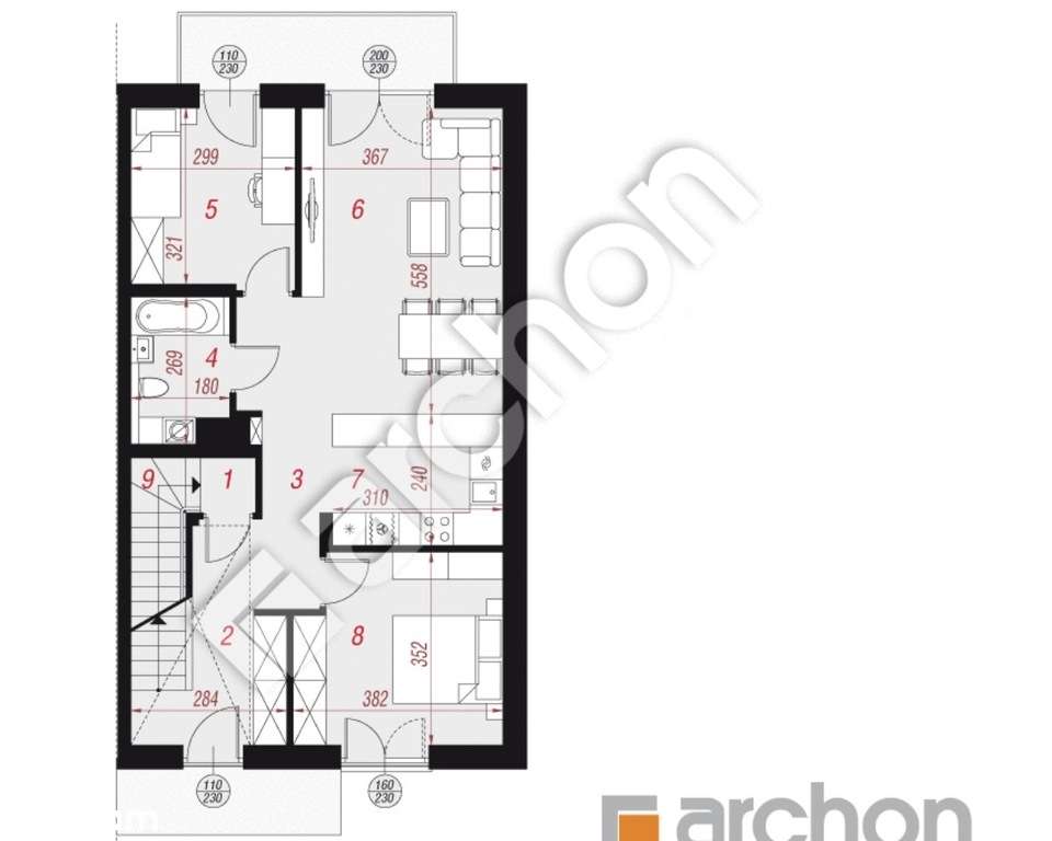 Komfortowe mieszkanie dwupoziomowe 110m2 z tarasem-2