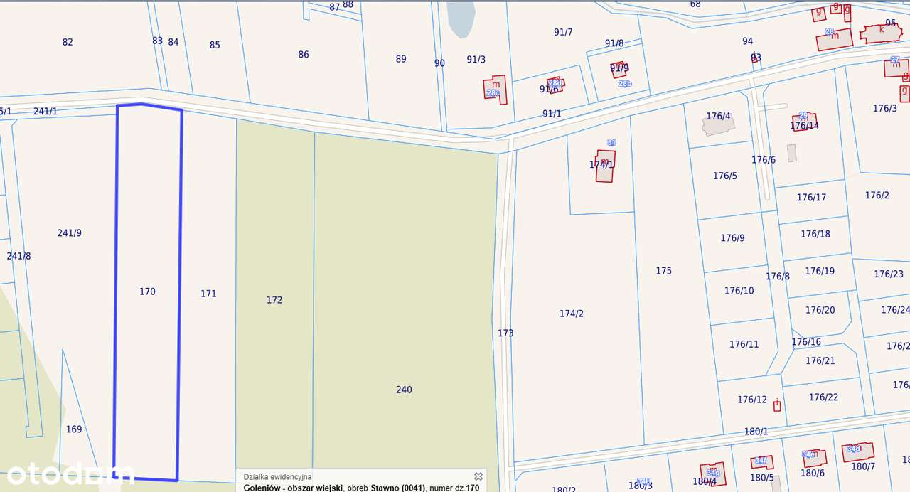 Działka Stawno 8800 m2 z warunkami zabudowy!-1