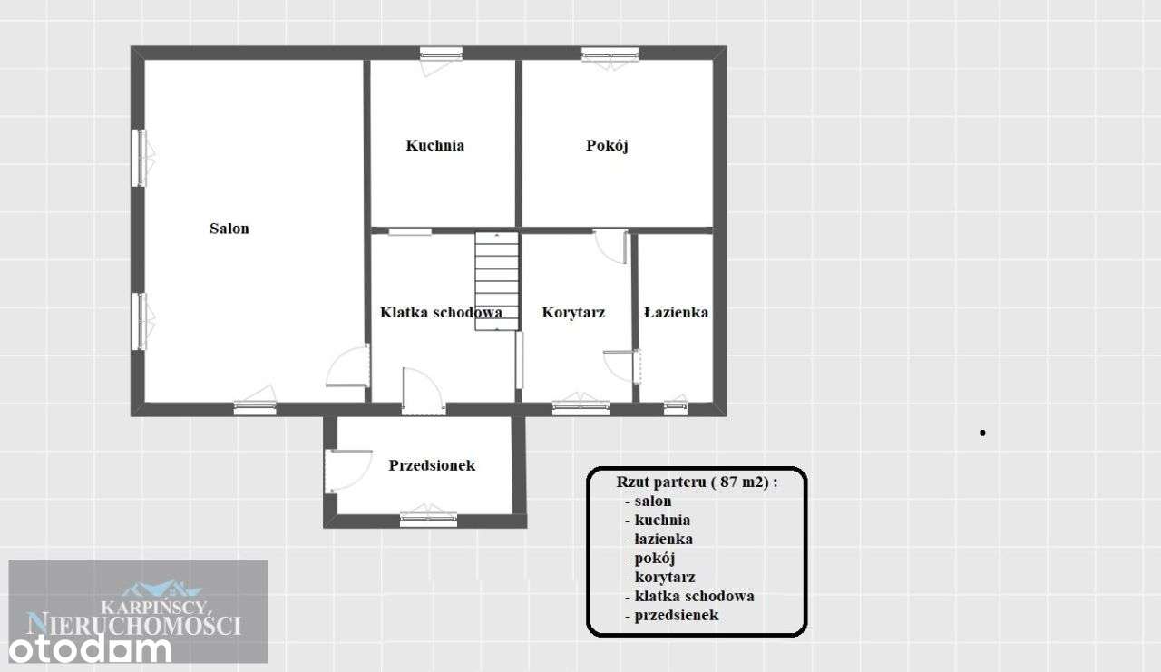 Piętrowy dom w Żerdzinach.-9