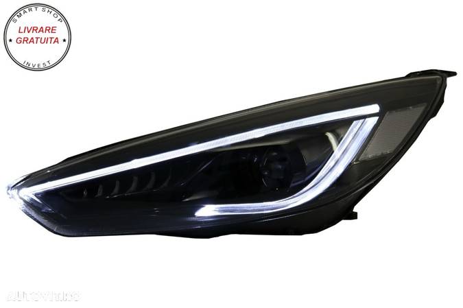 Faruri LED DRL Ford Focus III Mk3 Facelift (2015-2017) Bi-Xenon Design Semnalizare- livrare gratuita - 7