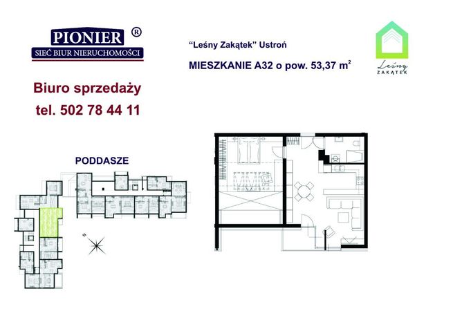 A32- apartament u podnórza Lipowskiego Gronia