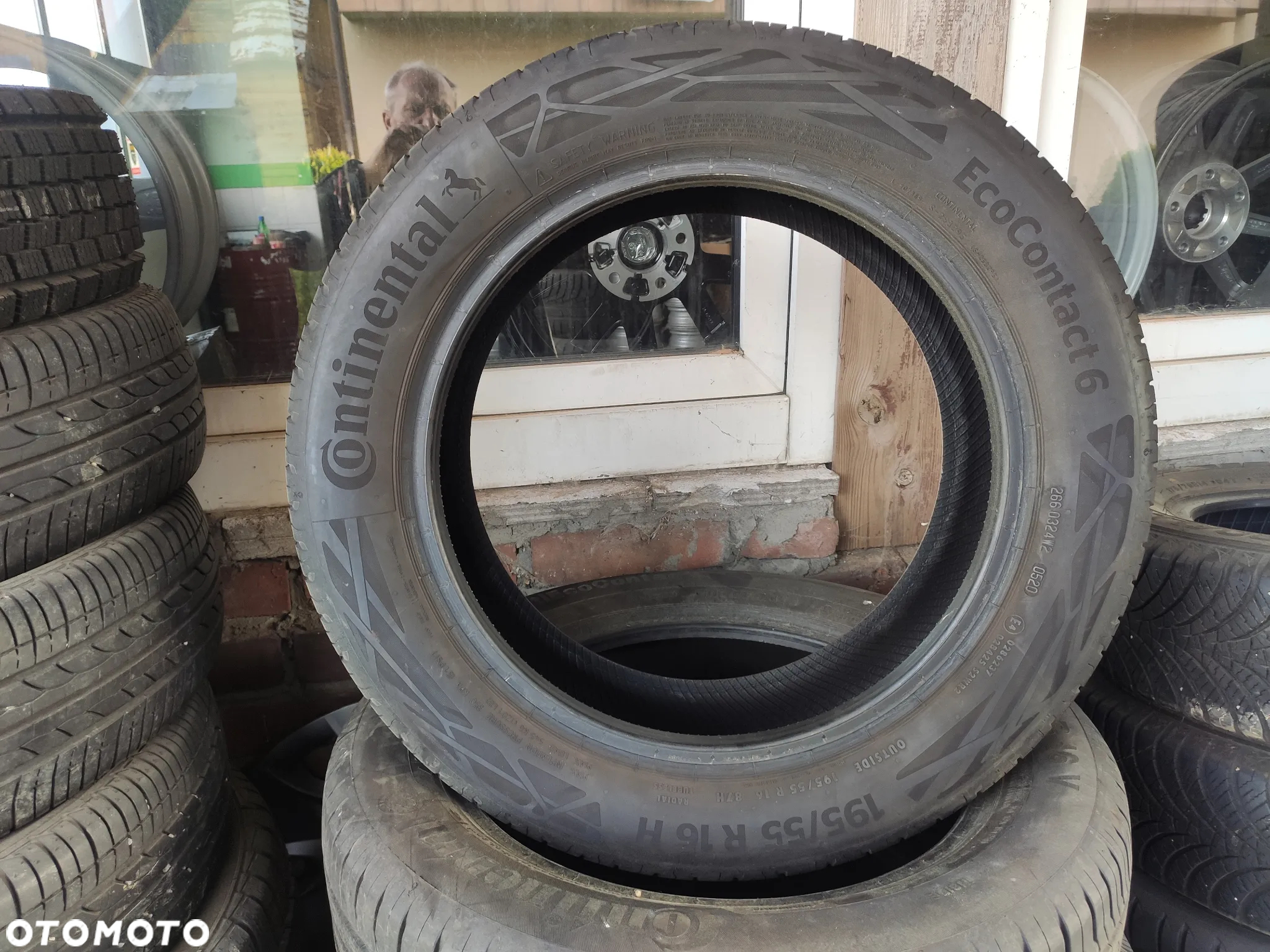 4 Opony letnie 195/55R16 Continental ContiEcoContact 6 - 6