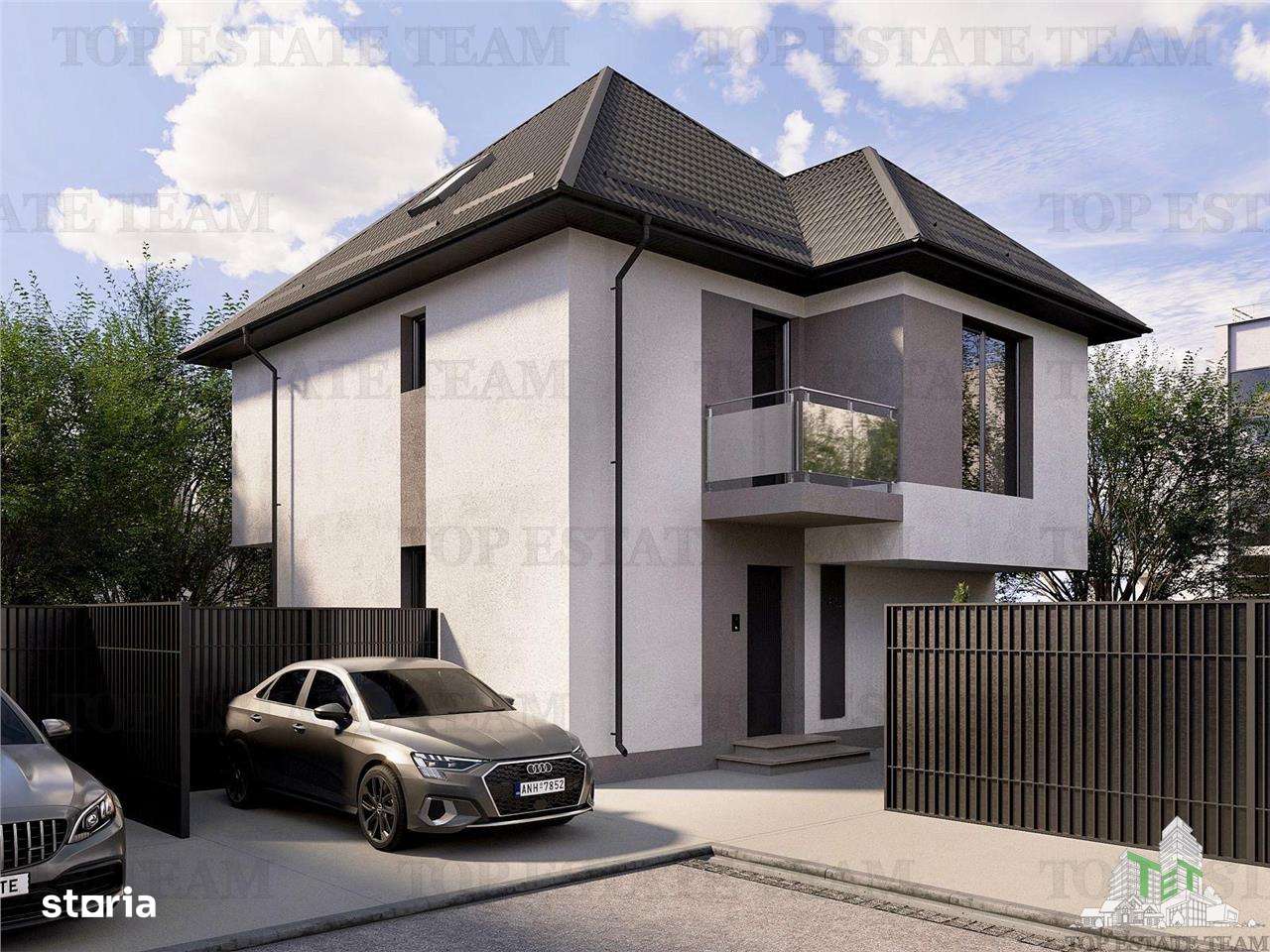 Vila 5 camere cu incalzire in pardoseala pe parter si etaj, mansarda l - Imagine principală: 2/20