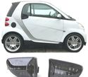 PISCAS LATERAIS PARA SMART FORTWO 451 07- LED PRETO - 1