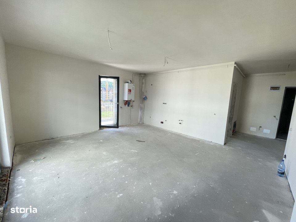 Apartament de 3 camere, 58.63mp, semifinisat, terasa 27mp,Zona Eroilor